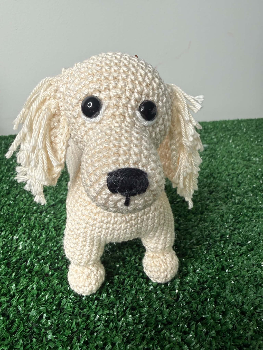 Handmade Amigurumi Crocheted Dachshund Plush Toy